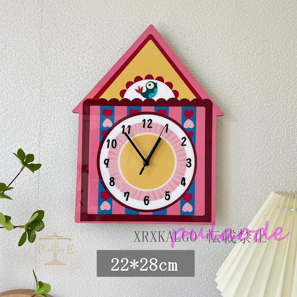 Qoo10] 壁掛け時計 掛け時計 おしゃれ 静音 鳥