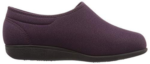 [快歩主義] 介護シューズ 軽量 転倒予防 リハビリ 幅広3E KHS L011 レディース パープルラメ 25.0 cm 3E