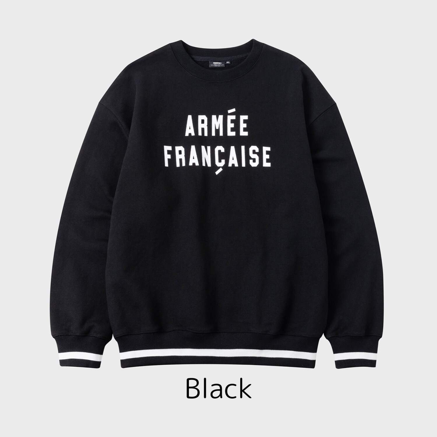 [KANEITEI] 韓国ファッション秋冬/男女兼用/スウェット/ ARMEE FRANCAISE CREWNECK