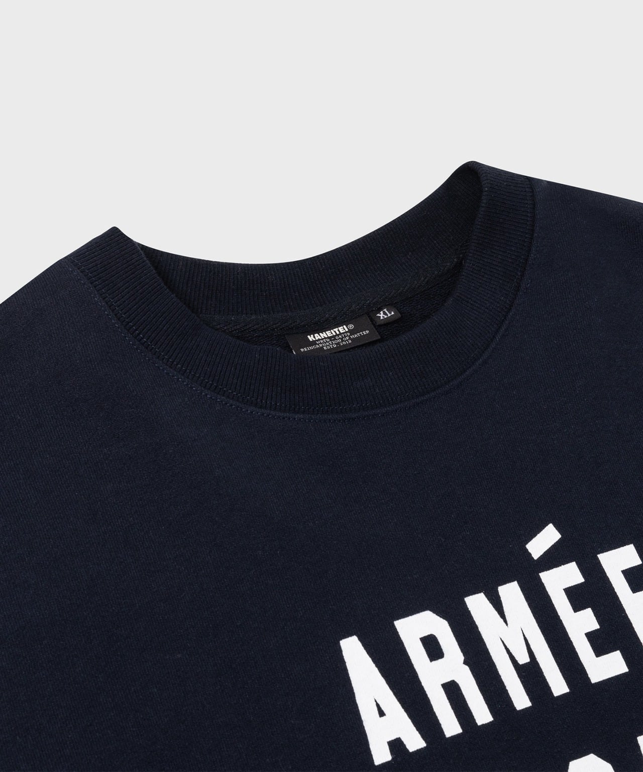 [KANEITEI] 韓国ファッション秋冬/男女兼用/スウェット/ ARMEE FRANCAISE CREWNECK