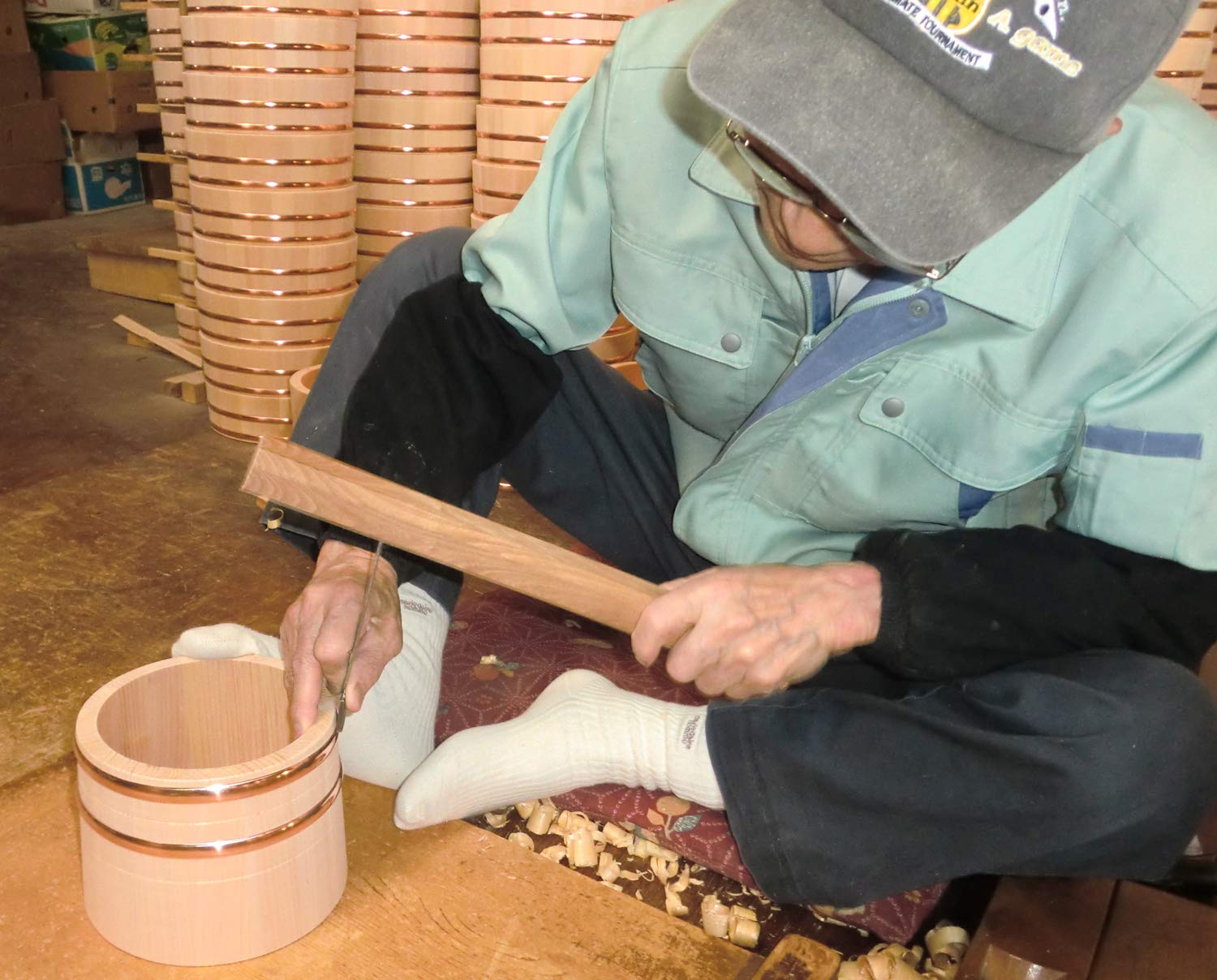 木曽工芸 おひつ 江戸型 日本製 木製 さわら 3合用 木曽工芸 おひつ 江戸型 日本製 木製 さわら 3合用