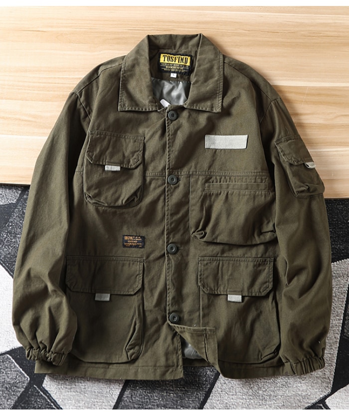 メンズ ジャケット 長袖 ゆったり 秋服 大きいサイズ アウター ポケット 韓国ファッション ストリート系ファッション アウター 長袖 ポケット付き ジャンパー ストリート系 春 秋