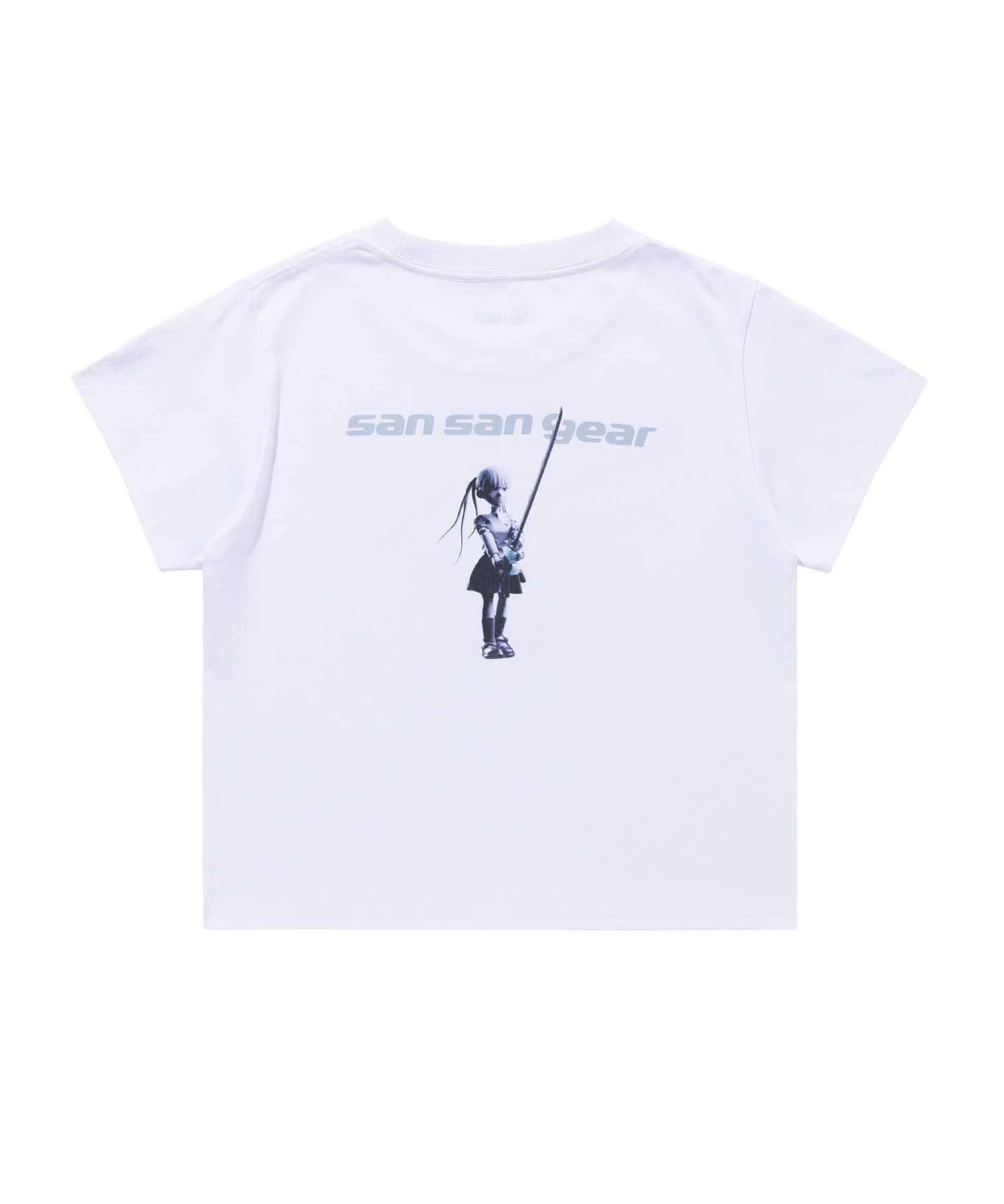 【SANSANGEAR】 23SS SANSAN KOESY SLASH LOGO T-SHIRT : WHITE