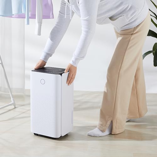 Amazonベーシック 除湿機 衣類乾燥機 コンプレッサー式 9畳 除湿器 除湿量 6L/日 ホワイト Amazonベーシック 除湿機 衣類乾燥機 コンプレッサー式 9畳 除湿器 除湿量 6L/日 ホワイト