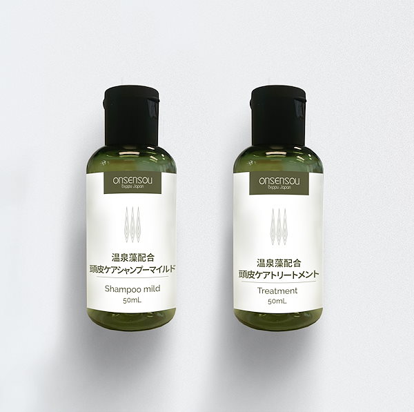Qoo10] オンセンソウ 頭皮ケアシャンプー 温泉藻配合 トリート