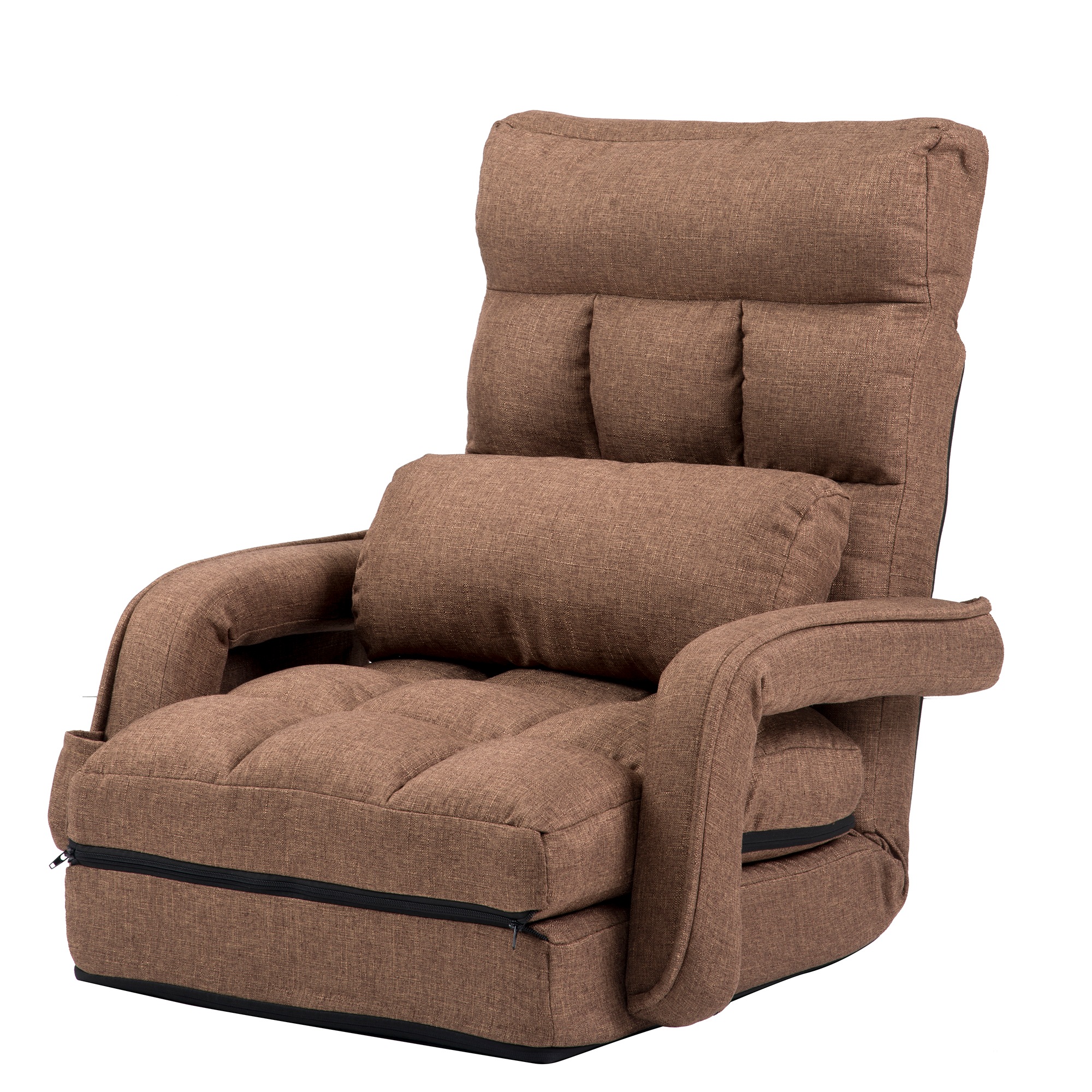 【国内発送.送.料.無.料!】座椅子 リクライニング リクライニングチェアー 14段ギア 座イス ファブリック 椅子 チェアー おしゃれ いす イス コンパクト【ブラウン】12 【国内発送.送.料.無.料!】座椅子 リクライニング リクライニングチェアー 14段ギア 座イス ファブリック 椅子 チェアー おしゃれ いす イス コンパクト【ブラウン】12