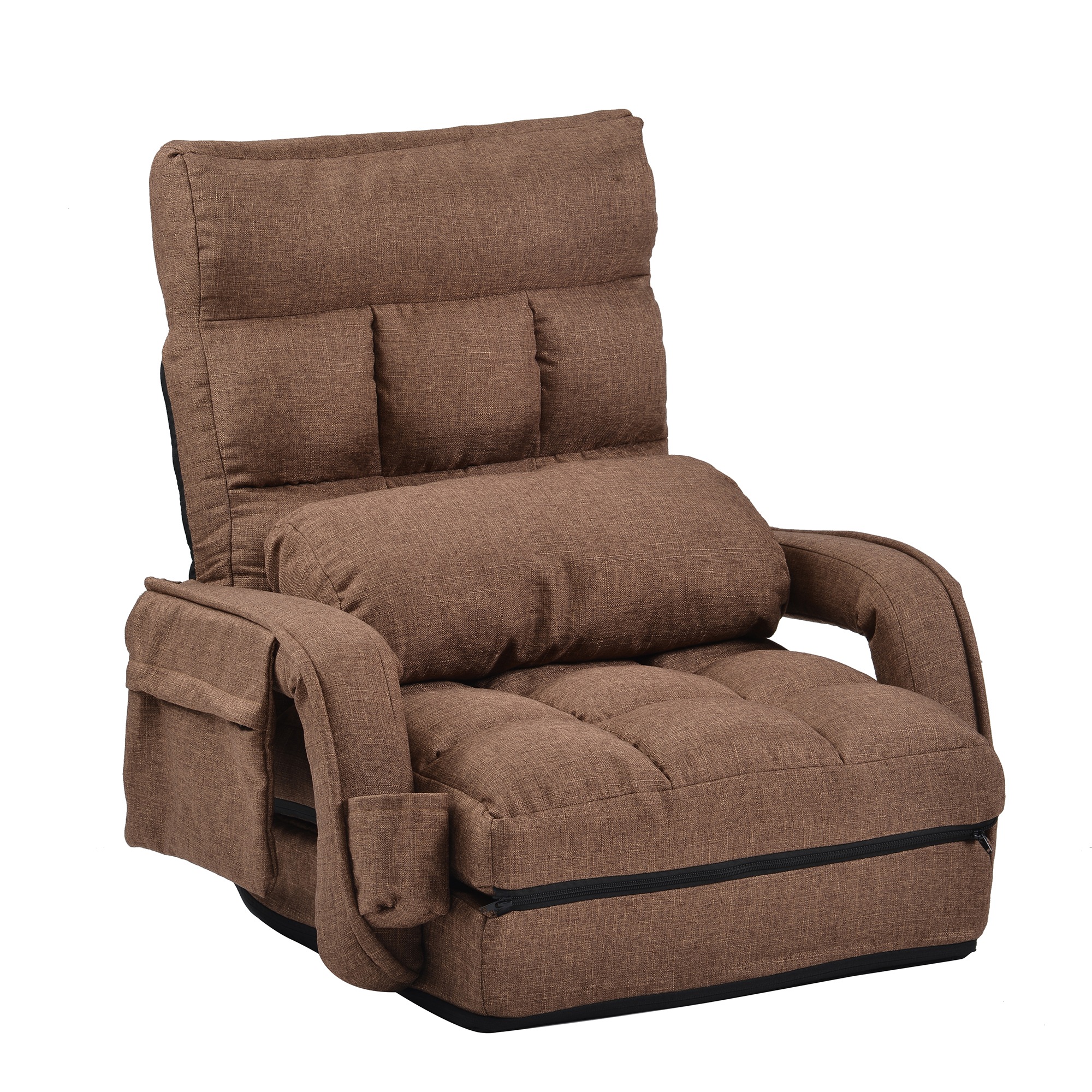 【国内発送.送.料.無.料!】座椅子 リクライニング リクライニングチェアー 14段ギア 座イス ファブリック 椅子 チェアー おしゃれ いす イス コンパクト【ブラウン】12 【国内発送.送.料.無.料!】座椅子 リクライニング リクライニングチェアー 14段ギア 座イス ファブリック 椅子 チェアー おしゃれ いす イス コンパクト【ブラウン】12