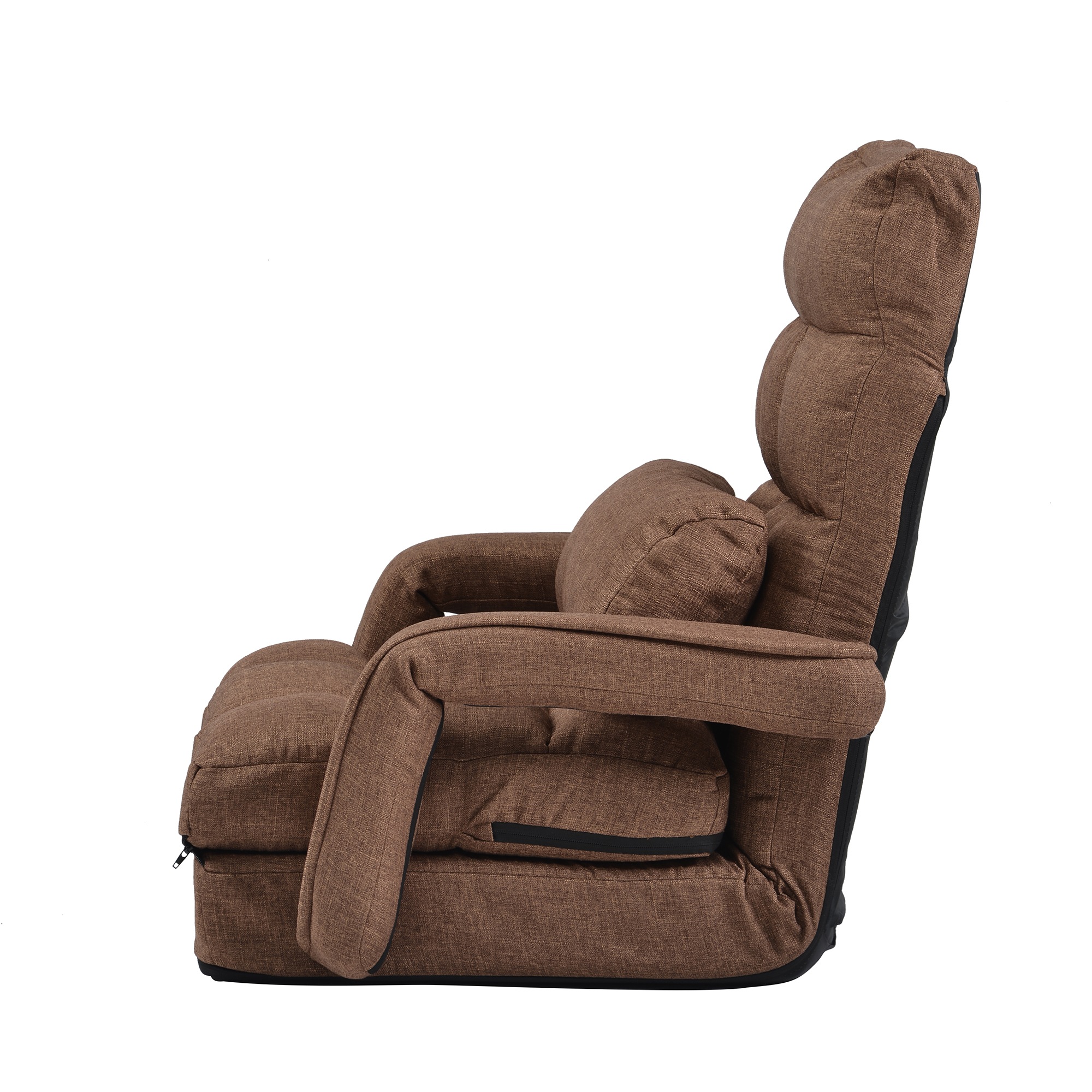 【国内発送.送.料.無.料!】座椅子 リクライニング リクライニングチェアー 14段ギア 座イス ファブリック 椅子 チェアー おしゃれ いす イス コンパクト【ブラウン】12 【国内発送.送.料.無.料!】座椅子 リクライニング リクライニングチェアー 14段ギア 座イス ファブリック 椅子 チェアー おしゃれ いす イス コンパクト【ブラウン】12