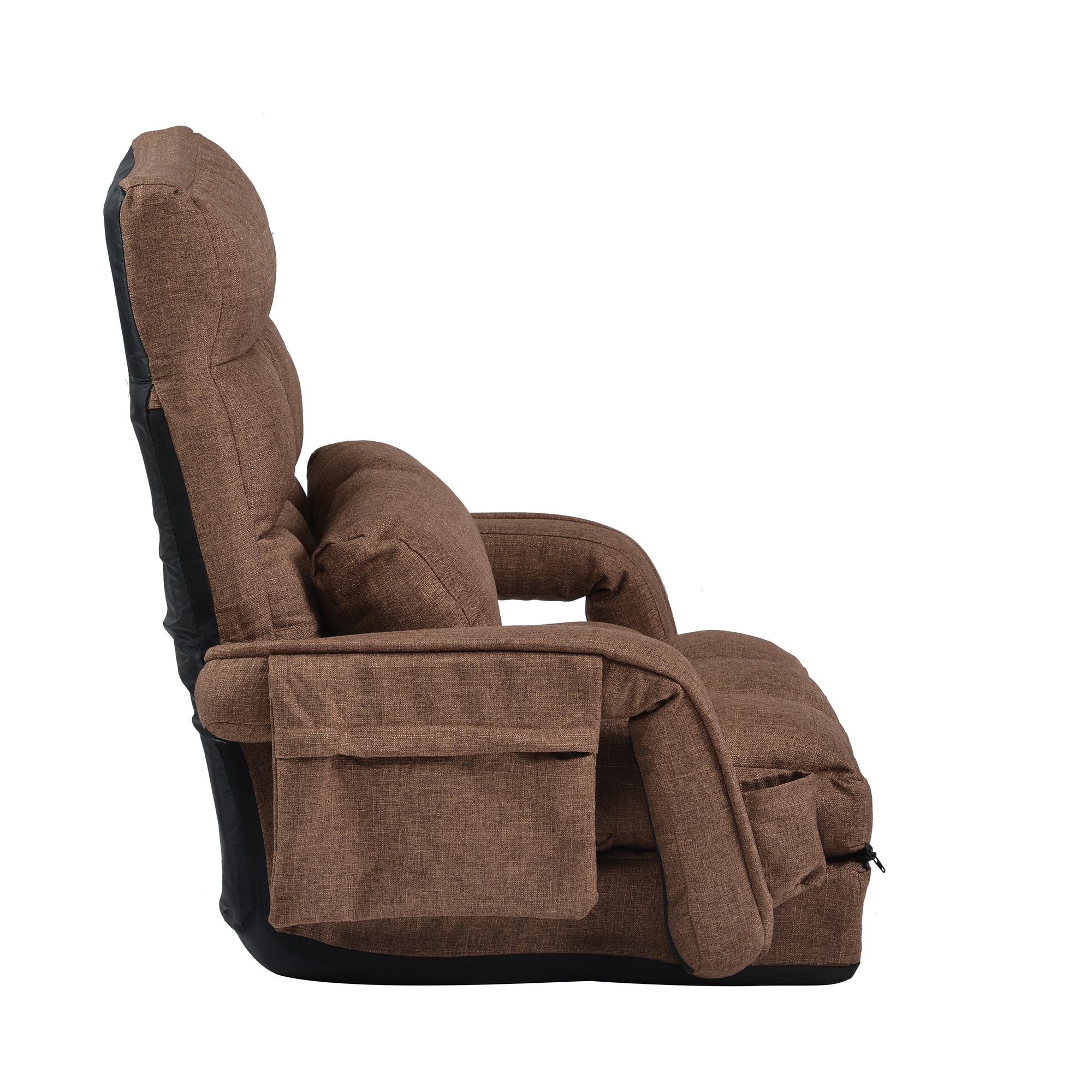 【国内発送.送.料.無.料!】座椅子 リクライニング リクライニングチェアー 14段ギア 座イス ファブリック 椅子 チェアー おしゃれ いす イス コンパクト【ブラウン】12 【国内発送.送.料.無.料!】座椅子 リクライニング リクライニングチェアー 14段ギア 座イス ファブリック 椅子 チェアー おしゃれ いす イス コンパクト【ブラウン】12