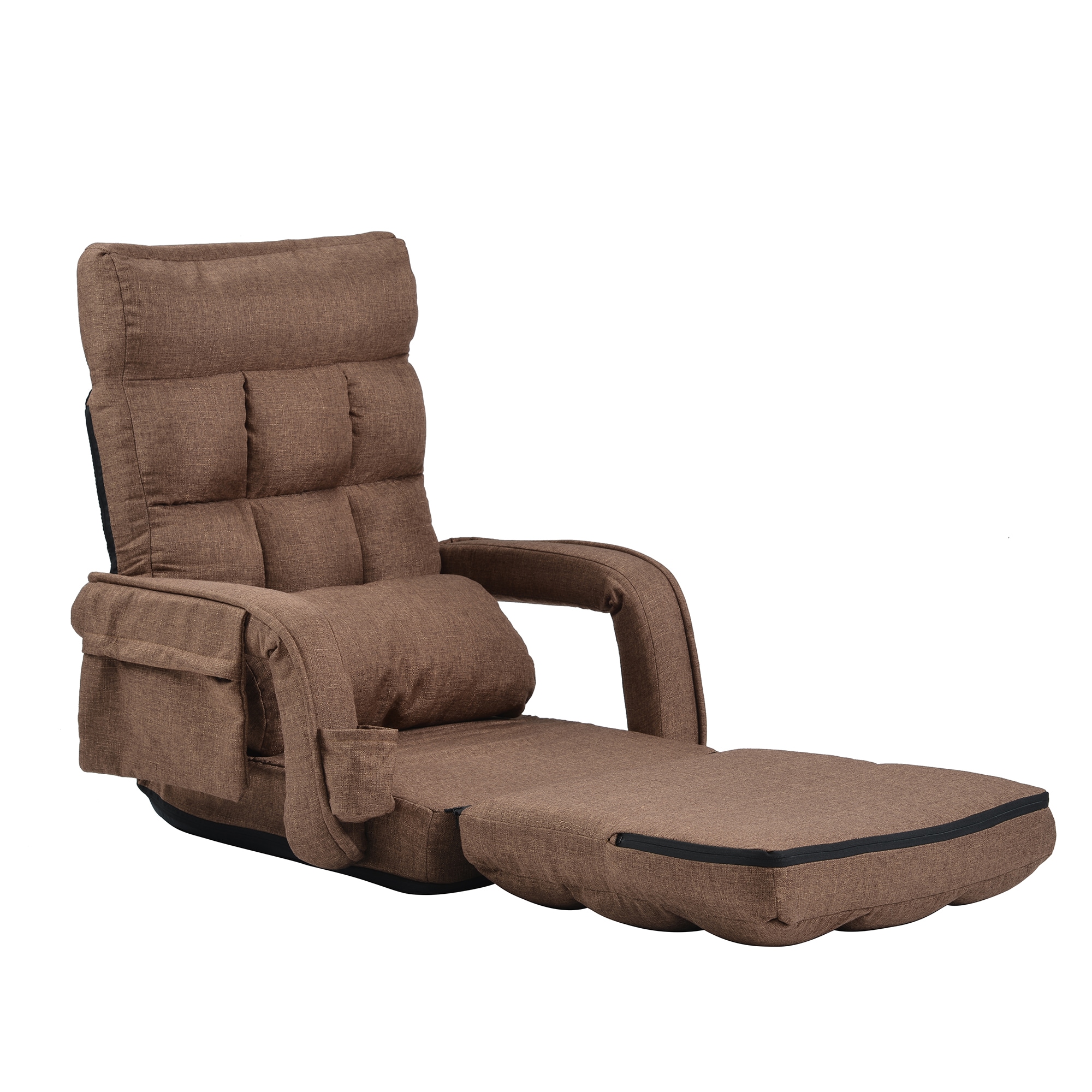 【国内発送.送.料.無.料!】座椅子 リクライニング リクライニングチェアー 14段ギア 座イス ファブリック 椅子 チェアー おしゃれ いす イス コンパクト【ブラウン】12 【国内発送.送.料.無.料!】座椅子 リクライニング リクライニングチェアー 14段ギア 座イス ファブリック 椅子 チェアー おしゃれ いす イス コンパクト【ブラウン】12