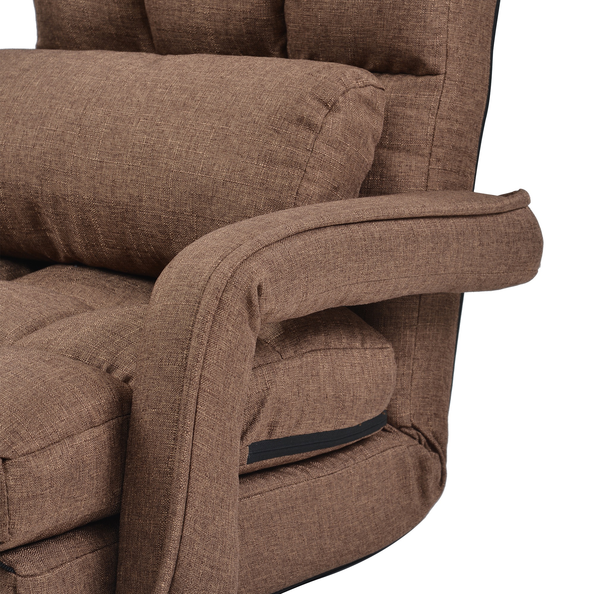 【国内発送.送.料.無.料!】座椅子 リクライニング リクライニングチェアー 14段ギア 座イス ファブリック 椅子 チェアー おしゃれ いす イス コンパクト【ブラウン】12 【国内発送.送.料.無.料!】座椅子 リクライニング リクライニングチェアー 14段ギア 座イス ファブリック 椅子 チェアー おしゃれ いす イス コンパクト【ブラウン】12