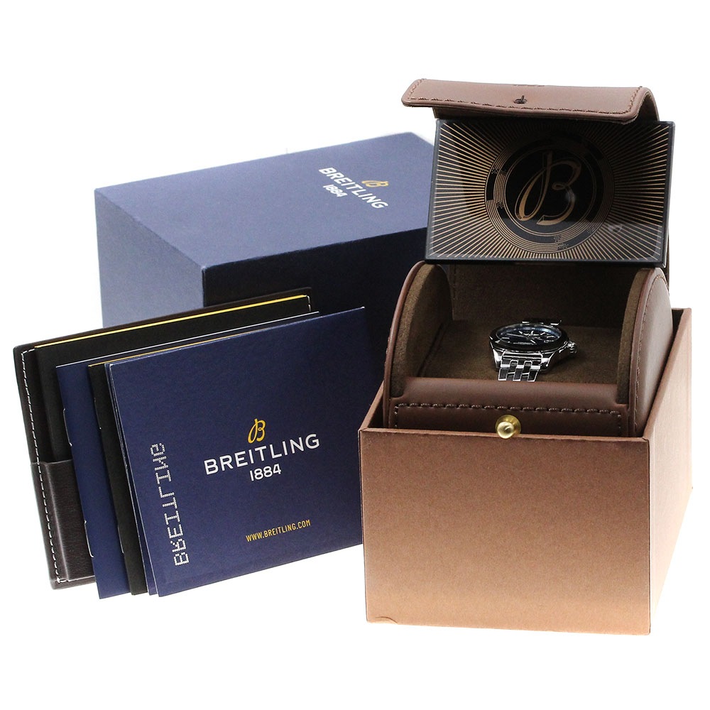 ブライトリング BREITLING W72348 ギャラクティック29 デイト クォーツ レディース 良品 箱・保証書付き_842985【中古】