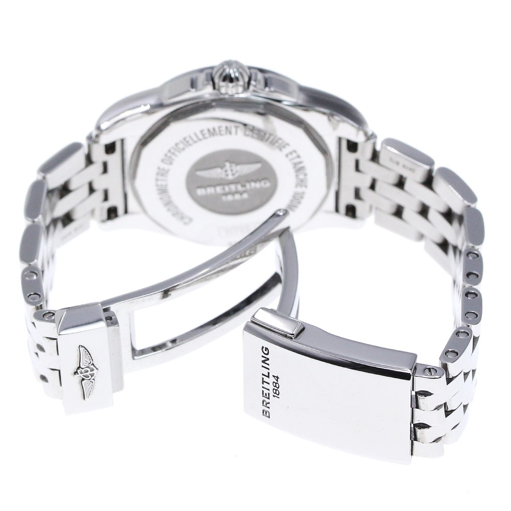 ブライトリング BREITLING W72348 ギャラクティック29 デイト クォーツ レディース 良品 箱・保証書付き_842985【中古】