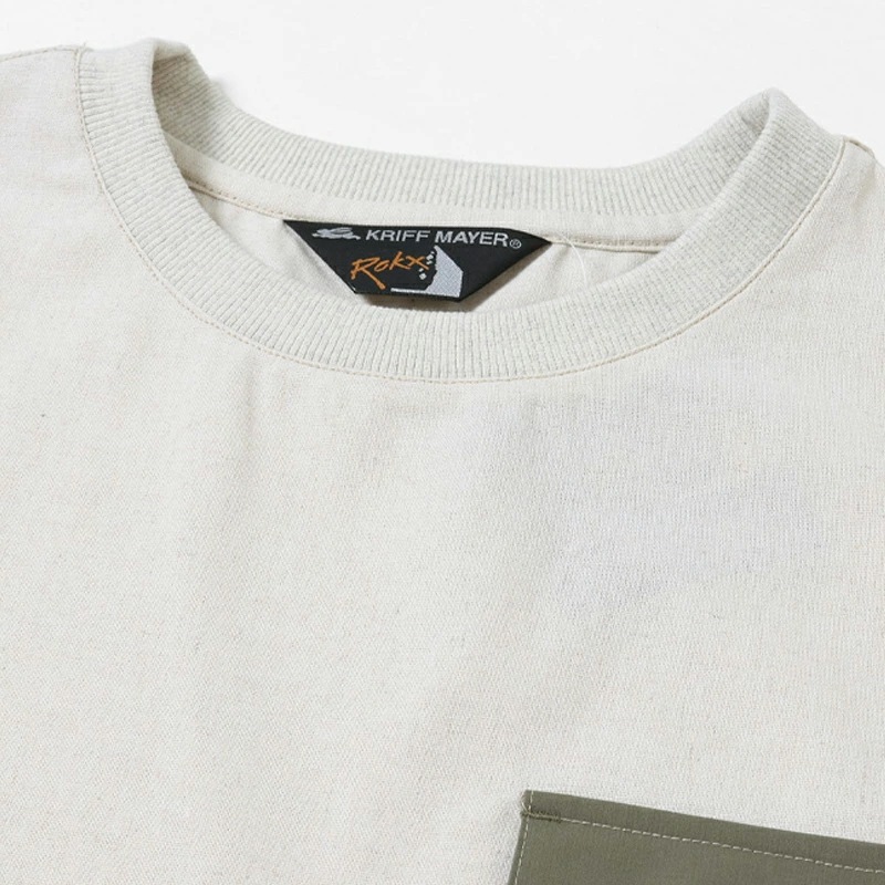 クリフメイヤー 半袖Tシャツ ROKXコラボ布帛Tシャツ MENS メンズ 半袖 Tシャツ カットソー トップス 2345103