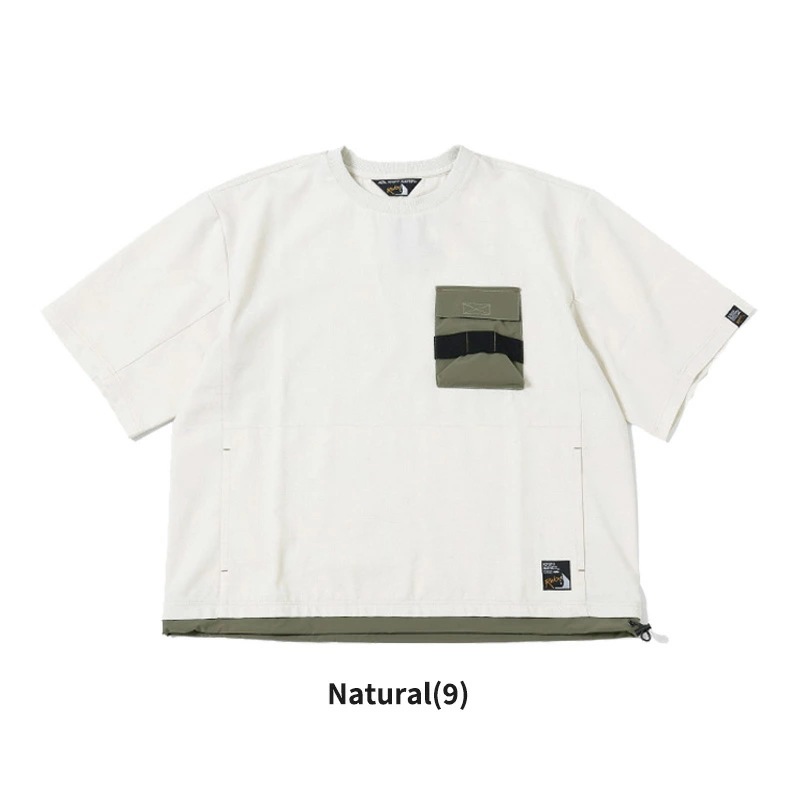 クリフメイヤー 半袖Tシャツ ROKXコラボ布帛Tシャツ MENS メンズ 半袖 Tシャツ カットソー トップス 2345103