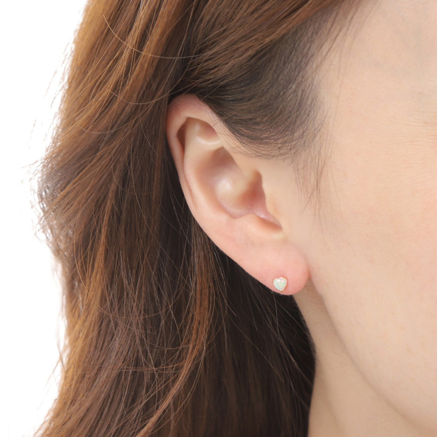 ピアス K18 オパール ハート 両耳 2個 18金 18k ゴールド 人気 プレゼント 誕生日 ピアス K18 オパール ハート 両耳 2個 18金 18k ゴールド 人気 プレゼント 誕生日