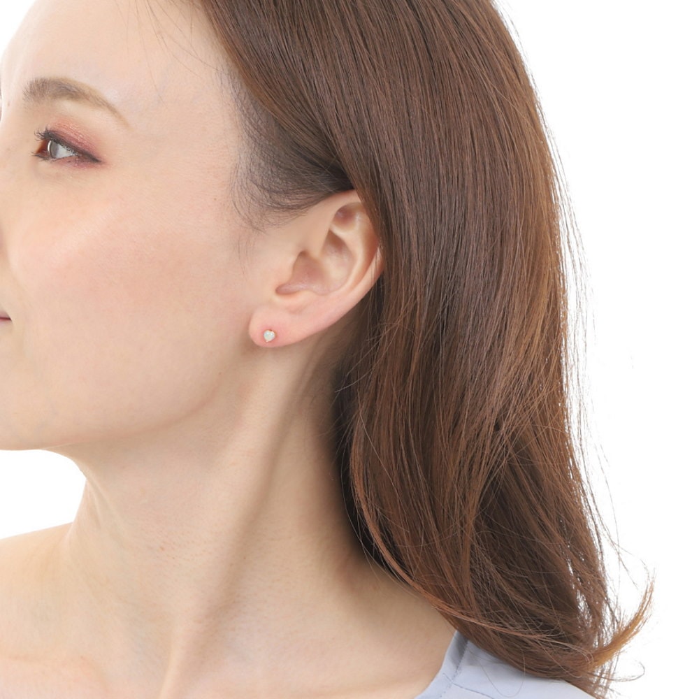 ピアス K18 オパール ハート 両耳 2個 18金 18k ゴールド 人気 プレゼント 誕生日 ピアス K18 オパール ハート 両耳 2個 18金 18k ゴールド 人気 プレゼント 誕生日