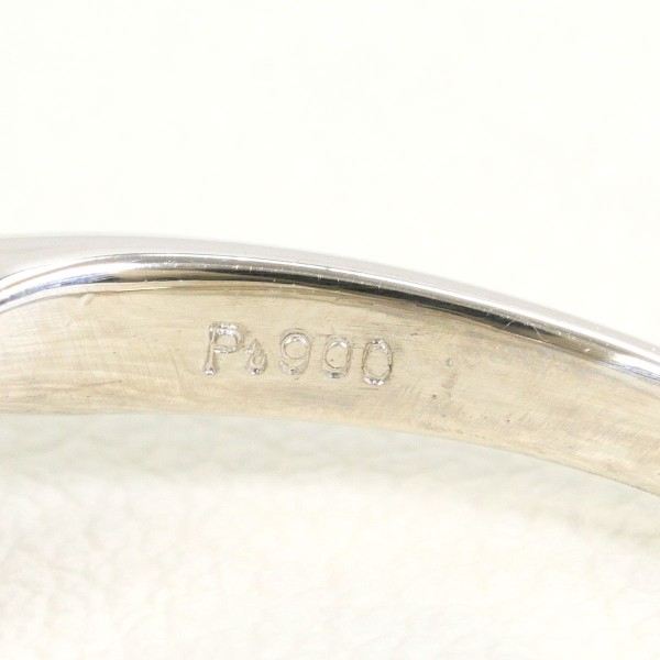 PT900 プラチナ リング 16.5号 ピンクトルマリン 2.50 ダイヤ 0.12 中古 PT900 プラチナ リング 16.5号 ピンクトルマリン 2.50 ダイヤ 0.12 中古