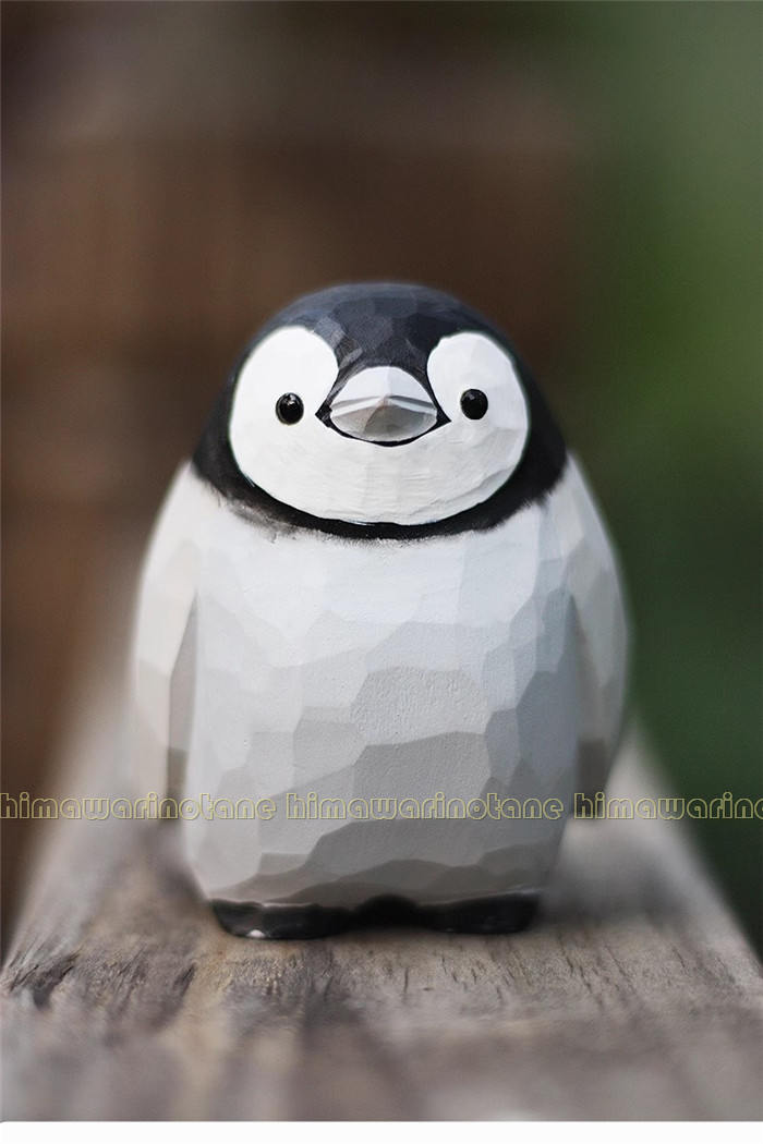 Qoo10] 新品掲載！ペンギン 木製 インテリア 雑