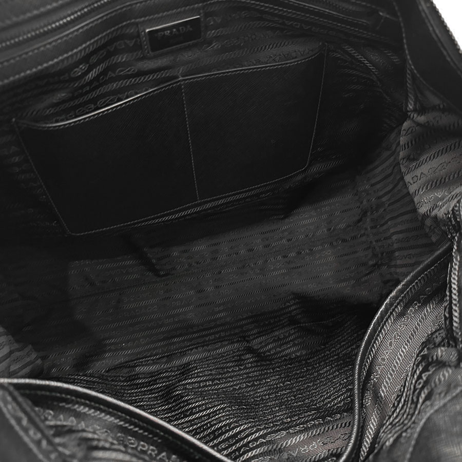 プラダ PRADA ハンドバッグ ショルダーバッグ ナイロン ブラック ユニ