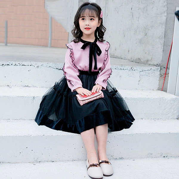 Qoo10] キッズ ワンピース ツーピース ブラウス