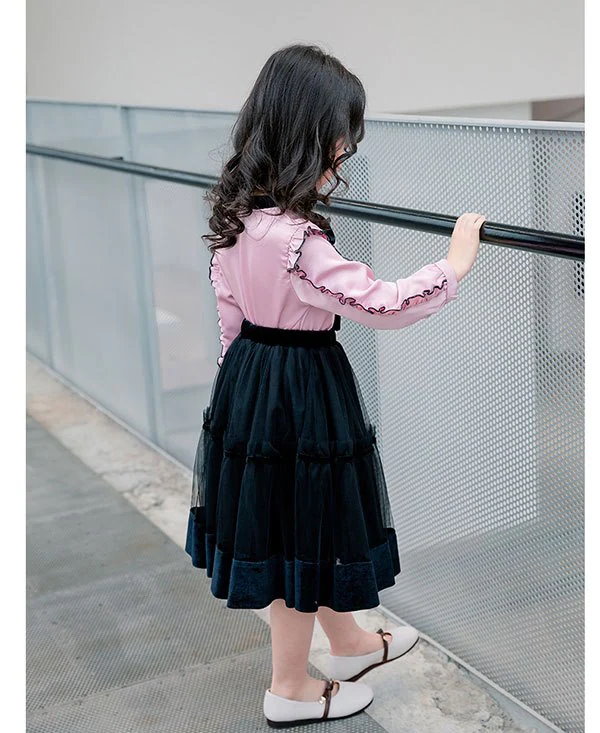 キッズ♡ガールズ♡女の子♡ワンピースとスカートのおまとめ♡ ドッキングワンピース キッズ 女の子[品番：MRHK0000046]｜ever closet