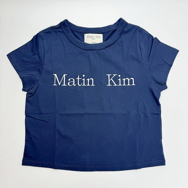 matin kim TシャツSサイズ 楽天市場】マーティンキム Matin Kim Tシャツ LOGO CROP TOP