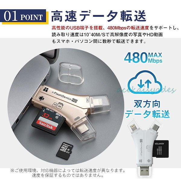 Qoo10] New type追加！SDカードリーダー