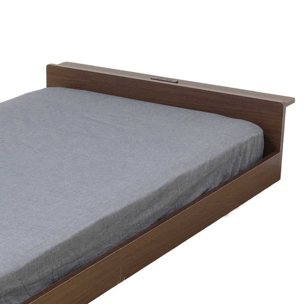 フロアベッド シングル ロータイプ 2口コンセント 日本製 ベッド ベッドフレーム 宮棚付 寝具 コンセント付 ローベッド 背面化粧 ブラウン シンプル フロアベッド シングル ロータイプ 2口コンセント 日本製 ベッド ベッドフレーム 宮棚付 寝具 コンセント付 ローベッド 背面化粧 ブラウン シンプル