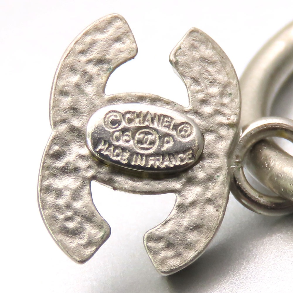 中古 ピアス ココマーク メタル ホワイト シルバー金具 アクセサリー メッキ ハーフループ 06P レディース 女性 中古 ピアス ココマーク メタル ホワイト シルバー金具 アクセサリー メッキ ハーフループ 06P レディース 女性