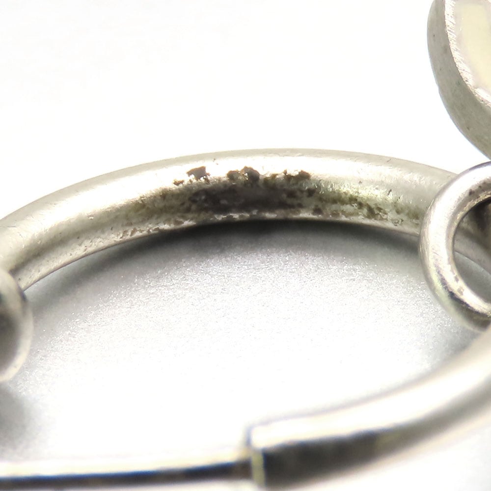 中古 ピアス ココマーク メタル ホワイト シルバー金具 アクセサリー メッキ ハーフループ 06P レディース 女性 中古 ピアス ココマーク メタル ホワイト シルバー金具 アクセサリー メッキ ハーフループ 06P レディース 女性