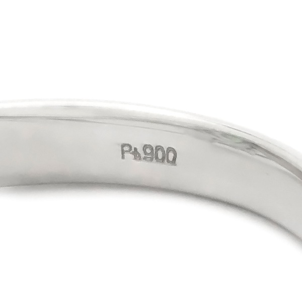 リング 指輪 エメラルド ダイヤモンド リング Pt900 エメラルド ダイヤモンド プラチナシルバー グリーン 緑 10号【中古】 リング 指輪 エメラルド ダイヤモンド リング Pt900 エメラルド ダイヤモンド プラチナシルバー グリーン 緑 10号【中古】