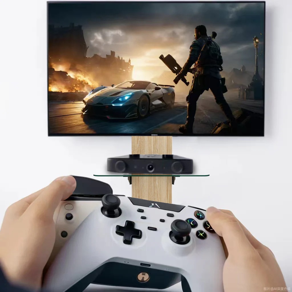 461引き出し付き 可動式TVスタンド 32-75インチ対応 高さ調整可能 木目&ガラス製 キャスター付き リビング・寝室・オフィス用 ナチュラル 461引き出し付き 可動式TVスタンド 32-75インチ対応 高さ調整可能 木目&ガラス製 キャスター付き リビング・寝室・オフィス用 ナチュラル