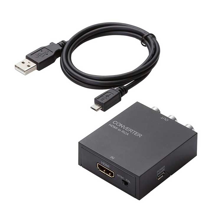 ﾀﾞｳﾝｽｷｬﾝｺﾝﾊﾞｰﾀｰ HDMI‐RCA HDMI1.4