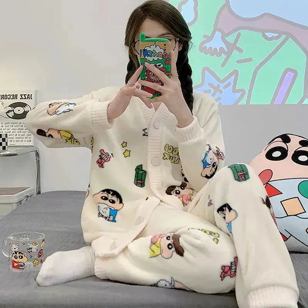 Qoo10] 超人気！ 秋冬 クレヨンしんちゃん パジ