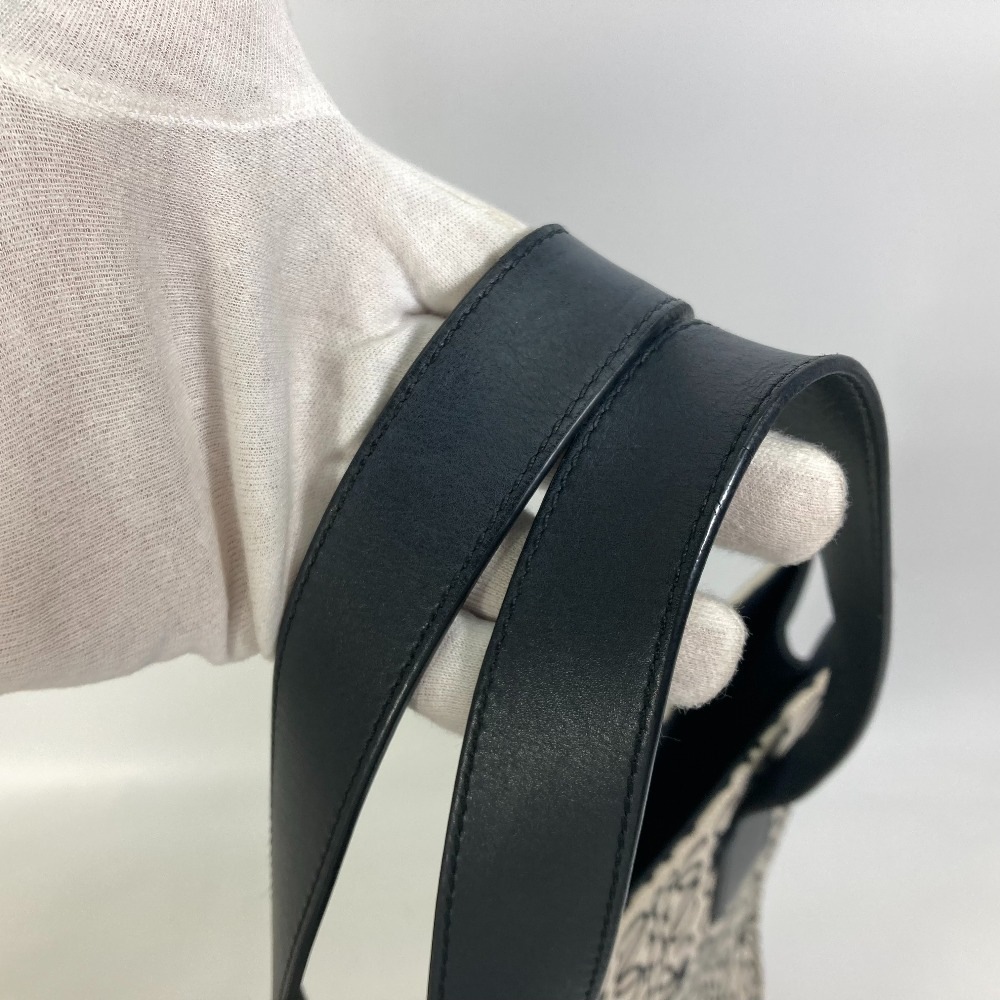 トートバッグ B692L09X03 バックルトート アナグラム ショルダーバッグ 肩掛け ビジネスバッグ キャンバス/レザー ホワイト