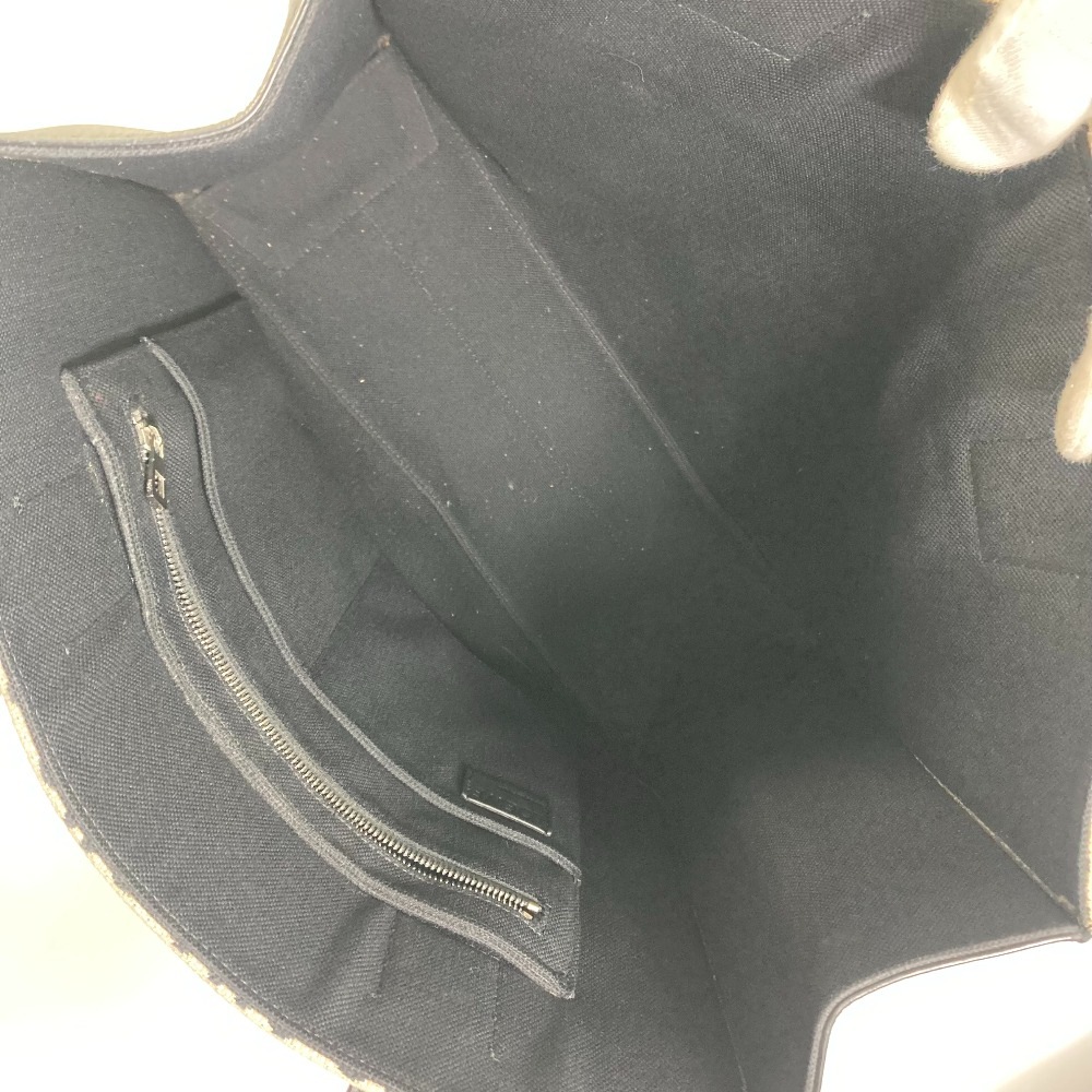 トートバッグ B692L09X03 バックルトート アナグラム ショルダーバッグ 肩掛け ビジネスバッグ キャンバス/レザー ホワイト