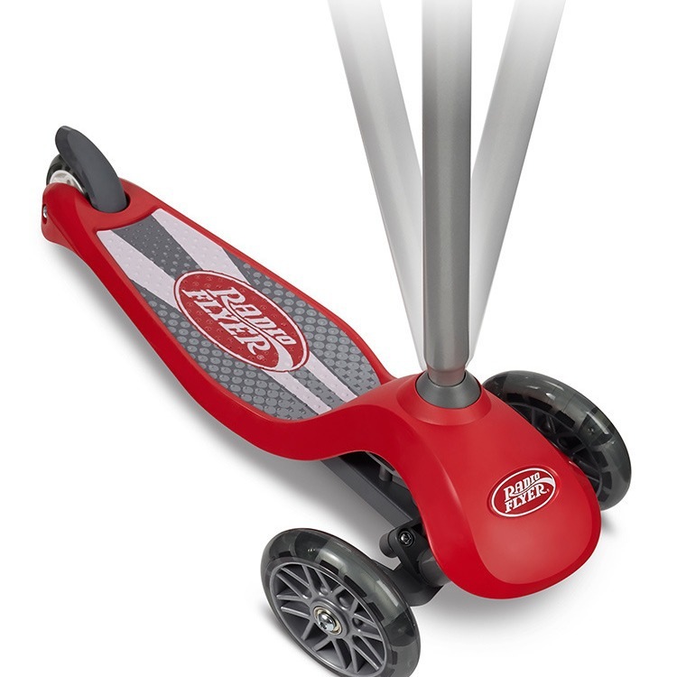 米国RadioFlyerの子供用滑車三輪滑車3-6歳の子供用男女用フラッシュホイール