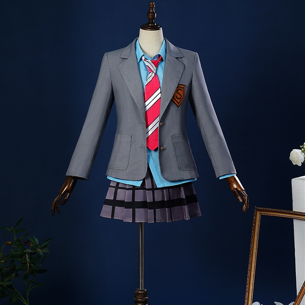 四月は君の嘘 市立墨谷中学校制服 宮園かをり コスプレ衣装 コスチューム