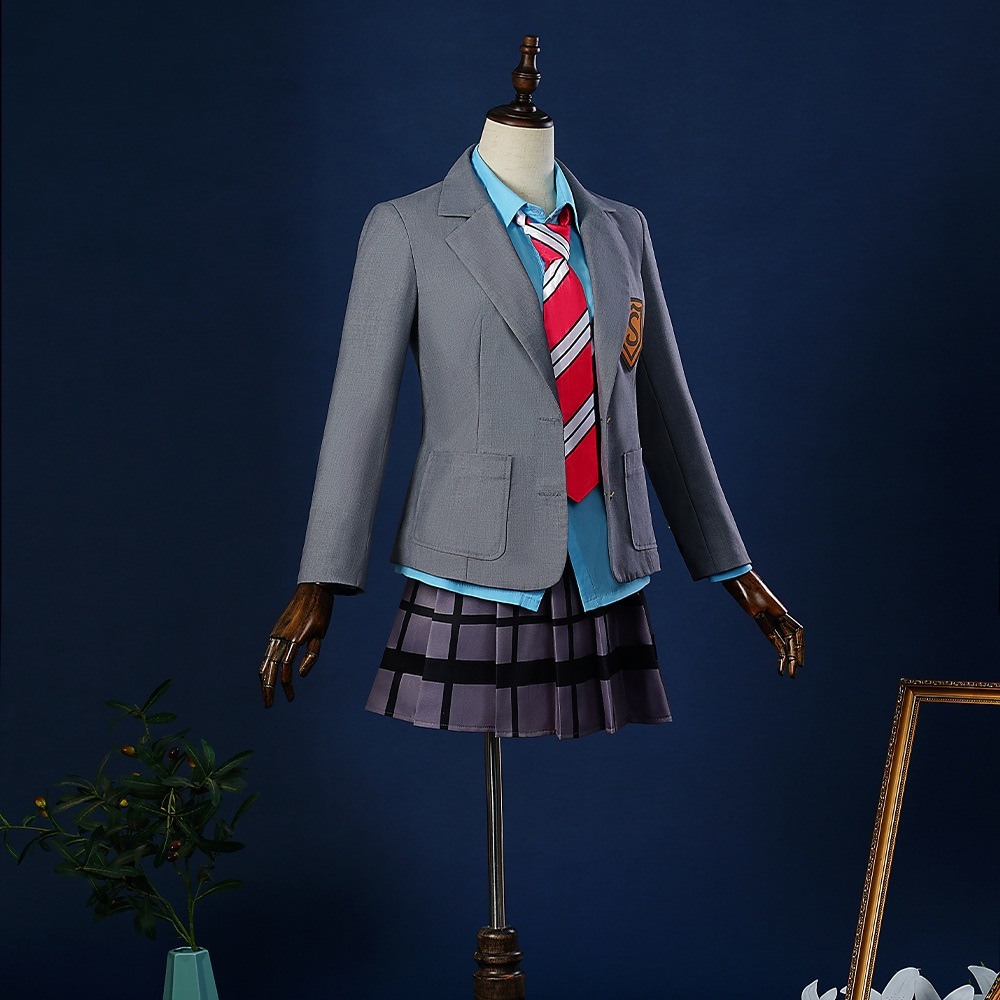四月は君の嘘 市立墨谷中学校制服 宮園かをり コスプレ衣装 コスチューム