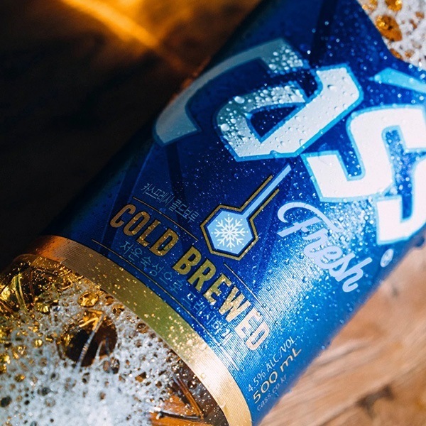 [OB] CASS カス瓶ビール /1箱(500ml12本)カスビール 韓国お酒　韓国ビール