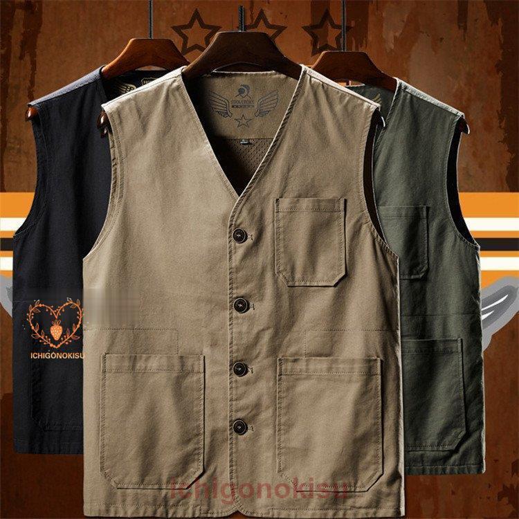 ベスト メンズ 前開き コットン 袖なし 黒 ブラック カジュアル ノースリーブ 30代40代50代 春秋 軽量 2022 新作 ベスト メンズ 前開き コットン 袖なし 黒 ブラック カジュアル ノースリーブ 30代40代50代 春秋 軽量 2022 新作