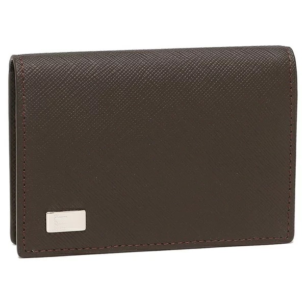 カードケース 名刺入れ プレーン ブラウン メンズ 22R2P11PS201R