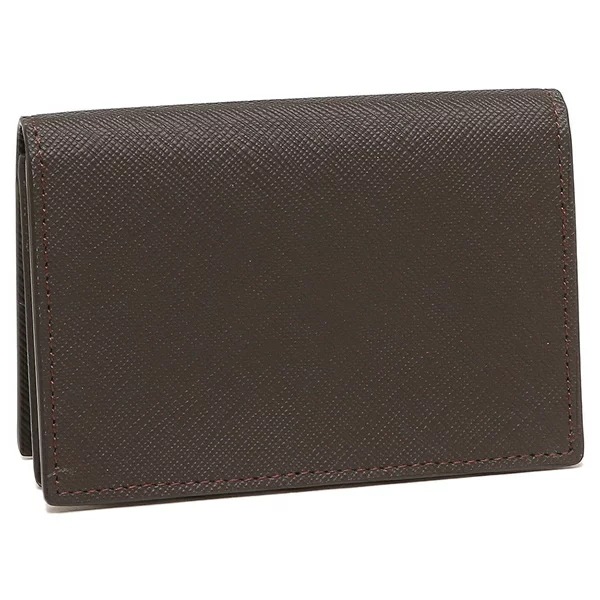 カードケース 名刺入れ プレーン ブラウン メンズ 22R2P11PS201R