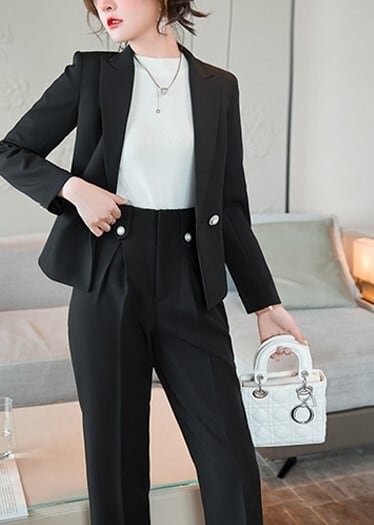 セットアップ 2点 レディース テーラードジャケット スーツ パンツ
