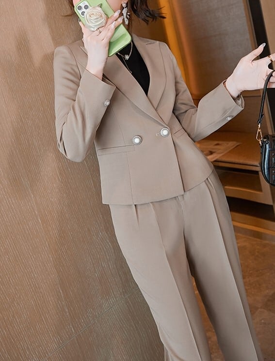 セットアップ 2点 レディース テーラードジャケット スーツ パンツ