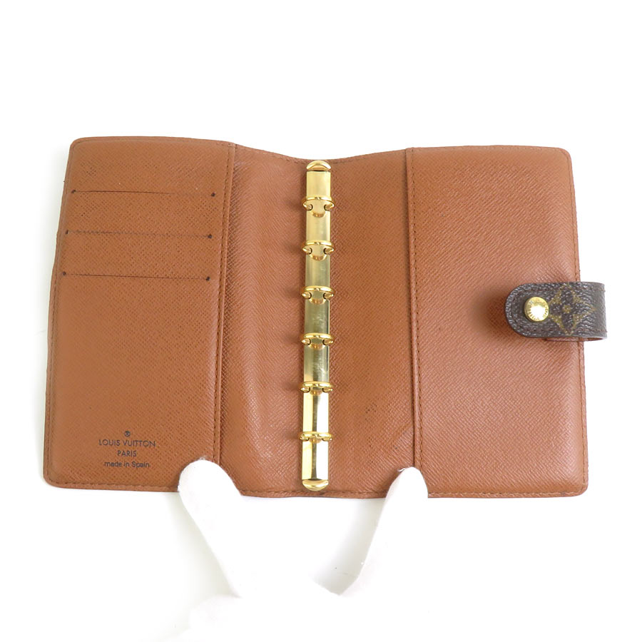 ルイ ヴィトン LOUIS VUITTON 手帳カバー モノグラム アジェンダPM モノグラムキャンバス ブラウン ゴールド ユニセックス R20005 e60660 ルイ ヴィトン LOUIS VUITTON 手帳カバー モノグラム アジェンダPM モノグラムキャンバス ブラウン ゴールド ユニセックス R20005 e60660