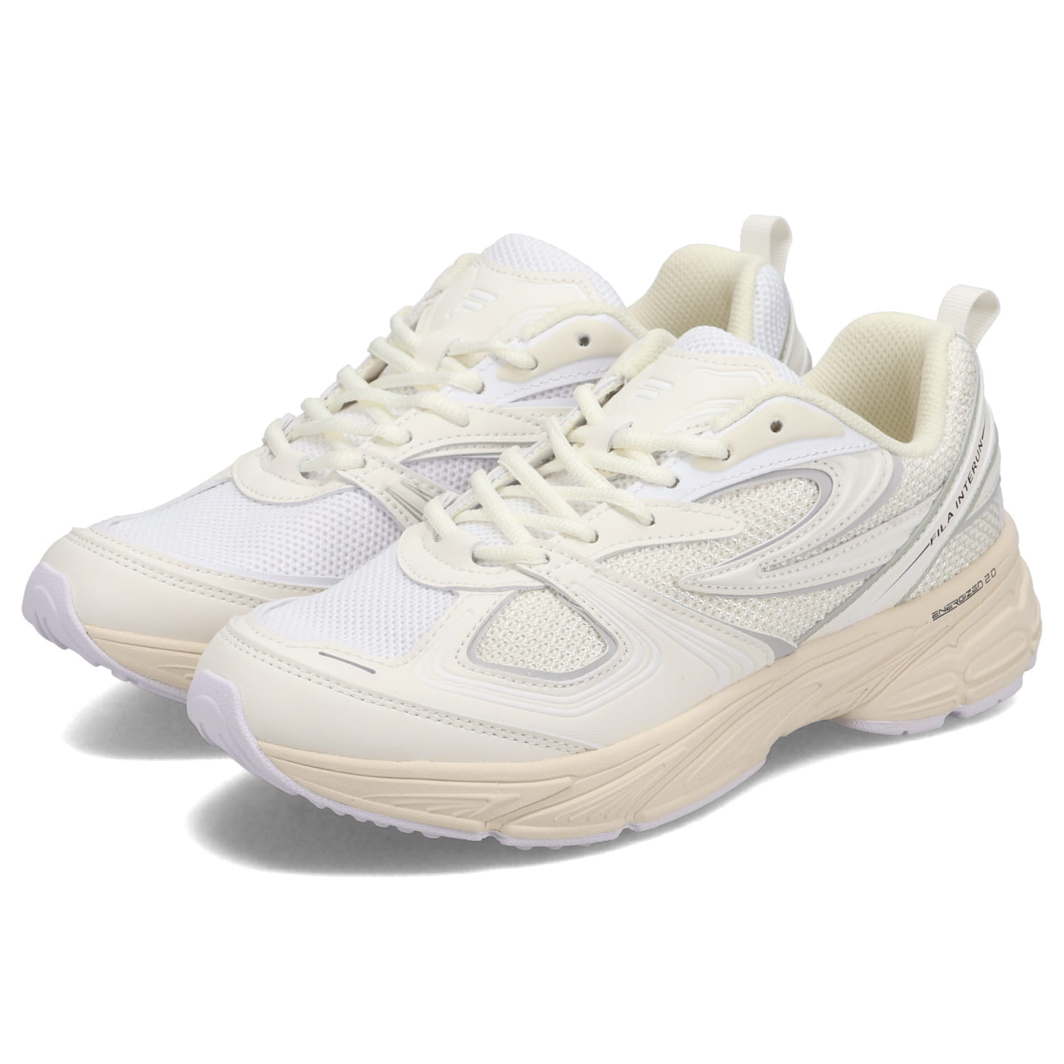 スニーカー インターラン レディース 厚底 ホワイト白 WSS25004 スニーカー インターラン レディース 厚底 ホワイト白 WSS25004