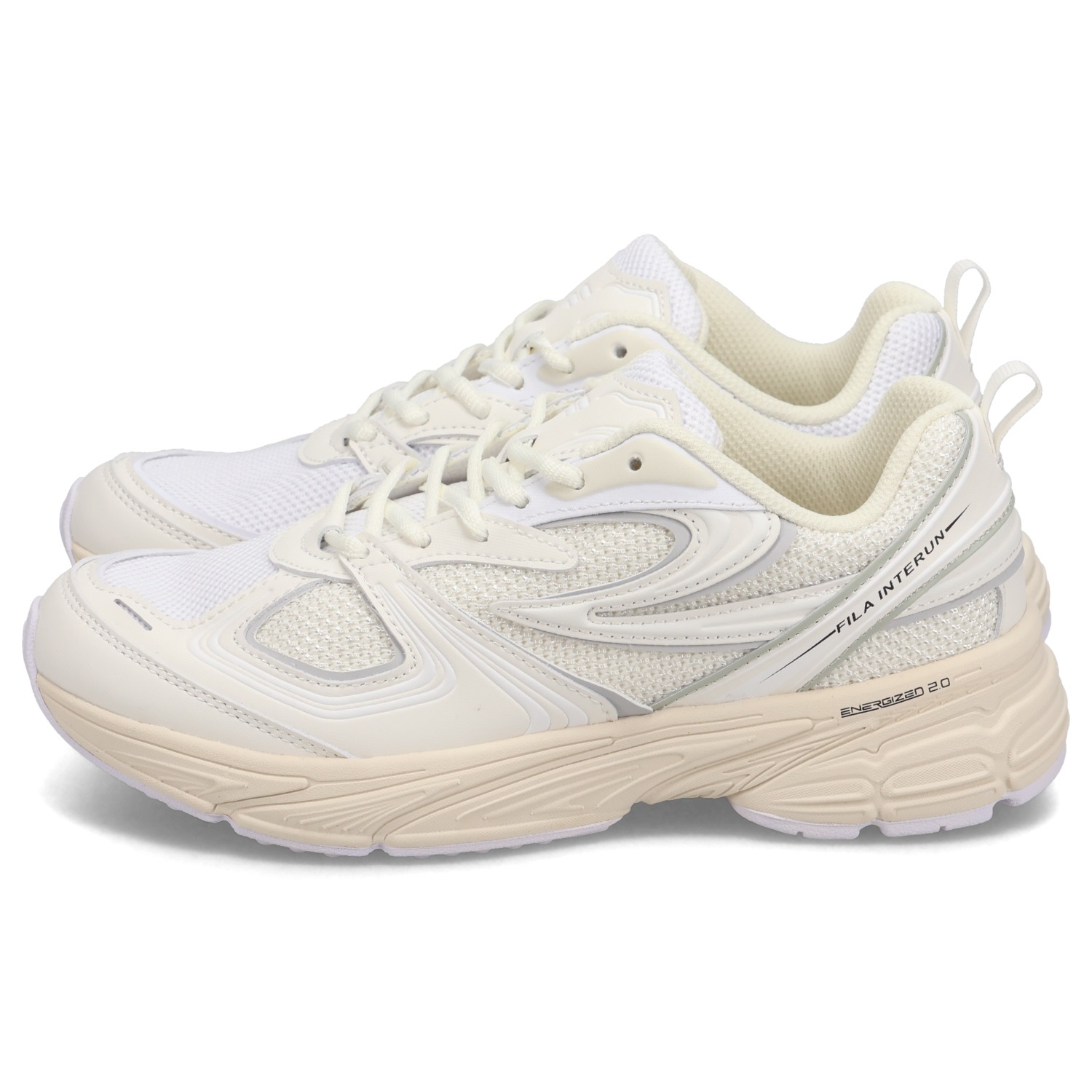 スニーカー インターラン レディース 厚底 ホワイト白 WSS25004 スニーカー インターラン レディース 厚底 ホワイト白 WSS25004