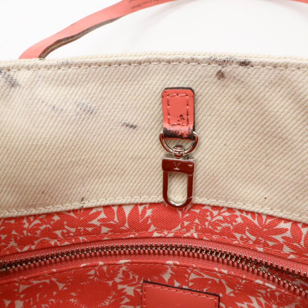 2014 サマーコレクション カバPM トートバッグ ショルダーバッグ キャンバス レザー コライユ ピンク M9450 2014 サマーコレクション カバPM トートバッグ ショルダーバッグ キャンバス レザー コライユ ピンク M9450